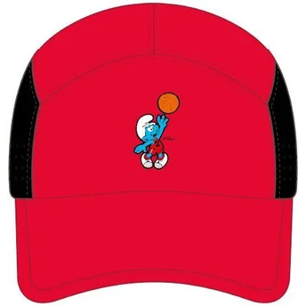 Cap zaobljena red snapback The Smurfs Capslab