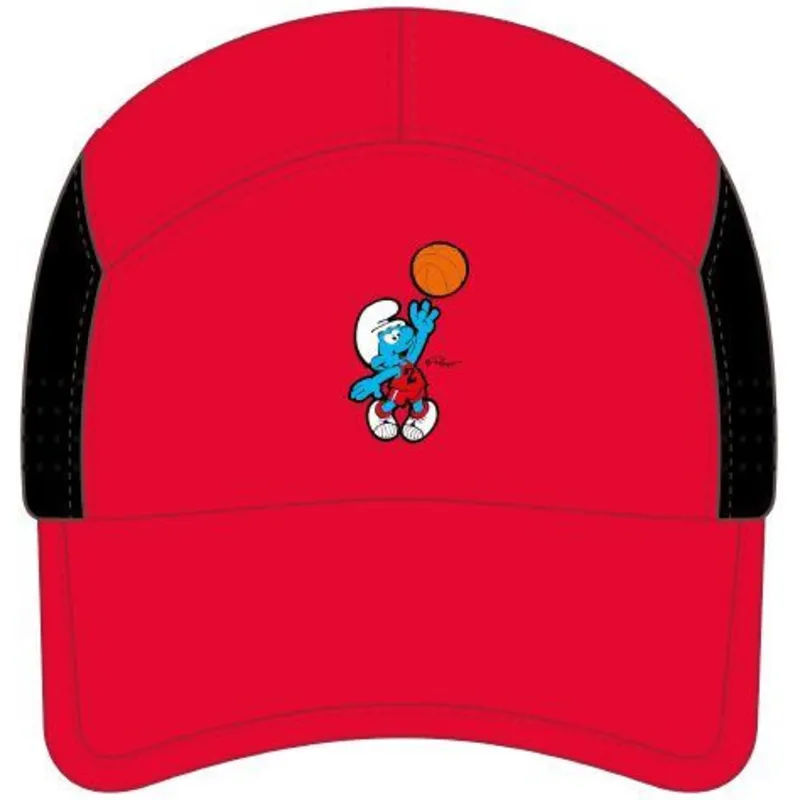 cap-zaobljena-red-snapback-the-smurfs-capslab