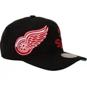 kape-zaobljena-crna-snapback-busted-pro-detroit-red-wings-nhl-mitchell-ness