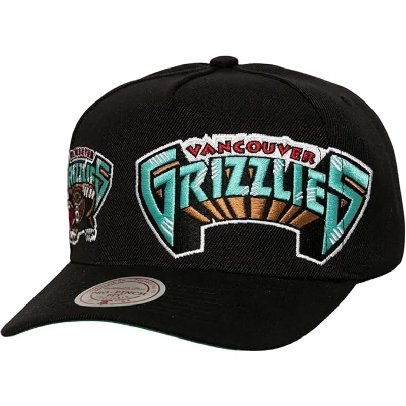 kape-zaobljena-crna-snapback-busted-pro-vancouver-grizzlies-nba-mitchell-ness