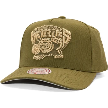 Kape zaobljena zelena snapback Fashion Basic Pro Vancouver Grizzlies NBA Mitchell & Ness