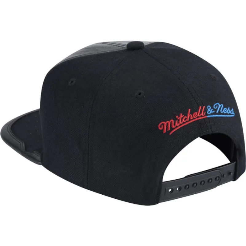 mitchell-ness-flat-brim-day-one-chicago-bulls-nba-black-red-and-blue-snapback-cap