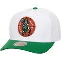 mitchell-ness-curved-brim-team-2-tone-20-pro-boston-celtics-nba-green-snapback-cap