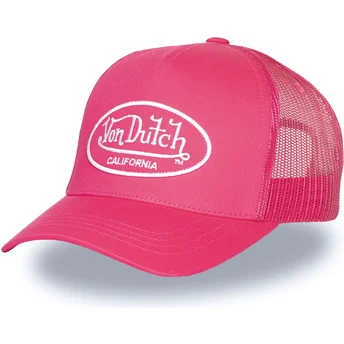 Kapa zaobljena ružičasta snapback LOF B46 Von Dutch