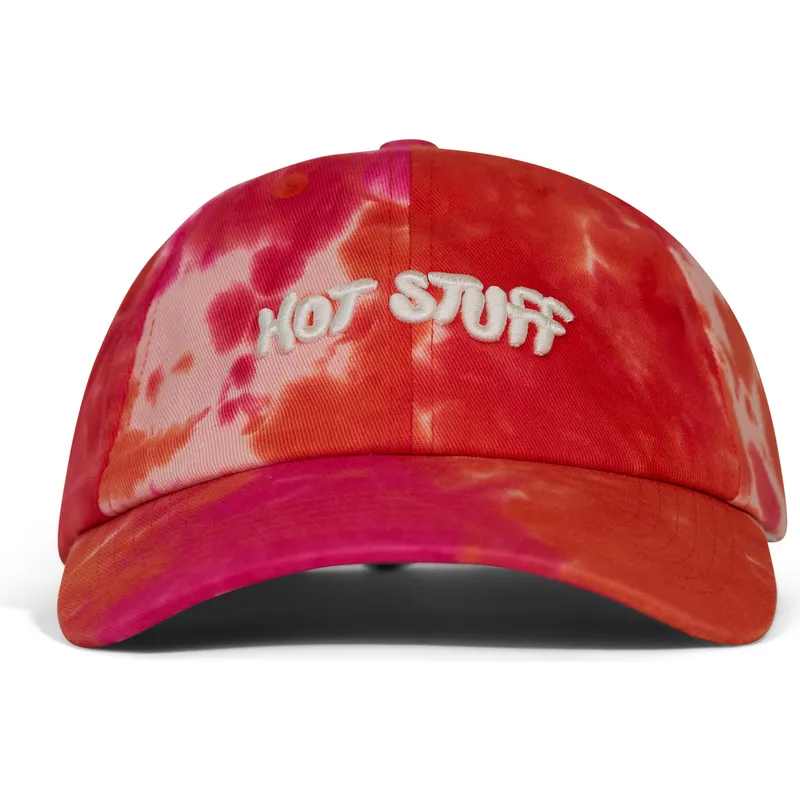 pica-pica-curved-brim-hot-stuff-batik-pink-adjustable-cap
