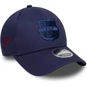 kapa-zaobljena-mornarsko-plava-snapback-za-djecu-9forty-m-crown-graphic-fc-barcelona-laliga-new-era