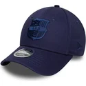 kapa-zaobljena-mornarsko-plava-snapback-za-djecu-9forty-m-crown-graphic-fc-barcelona-laliga-new-era
