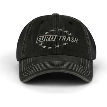 Cap zaobljena black adjustable strap Pica Pica
