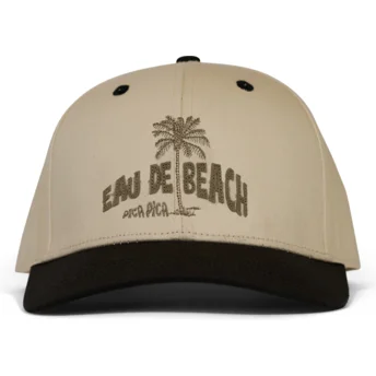 Kape zaobljena bež snapback Eau Beach Pica Pica