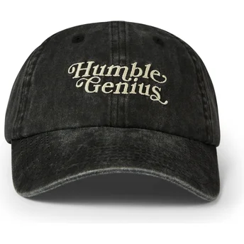 Kape zaobljena crna podesiva traka Humble Genius Washed Pica Pica