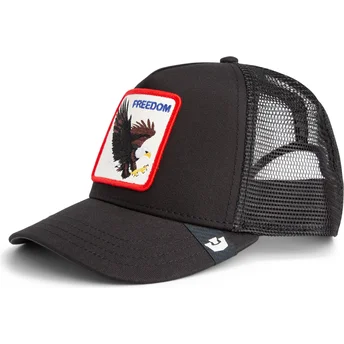 Kapa zaobljena crna snapback Freedom The Farm Goorin Bros.