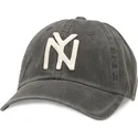 american-needle-curved-brim-archive-new-york-black-yankees-mlb-black-adjustable-cap