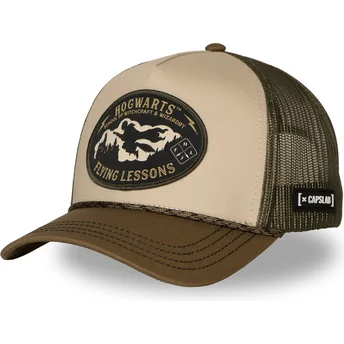 Kapa zaobljena zelena snapback HP4 FLY2B Harry Potter Capslab