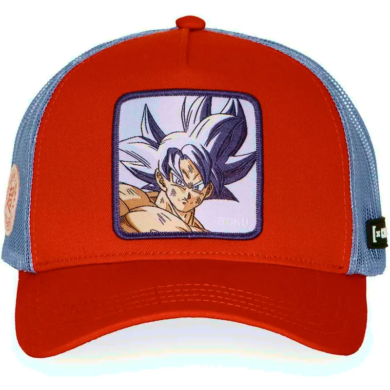 capslab-son-goku-ultra-instinct-dbs8-ultb-dragon-ball-orange-trucker-hat