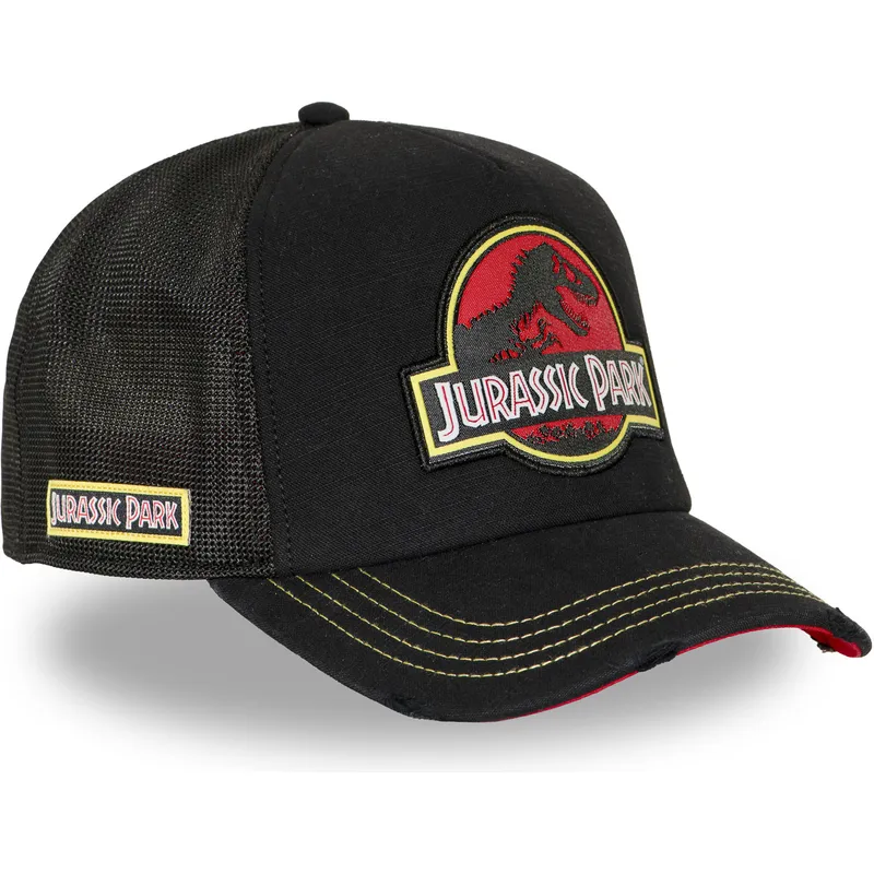capslab-jur1-logb-jurassic-park-black-trucker-hat