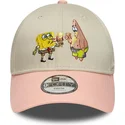 kapa-zaobljena-visebojno-snapback-za-djecu-9forty-spongebob-i-patrick-zvijezda-new-era