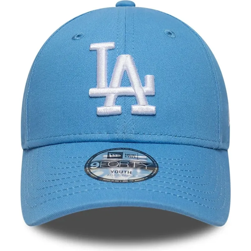kapa-zaobljena-plava-podesiv-za-djecu-9forty-essential-los-angeles-dodgers-mlb-new-era