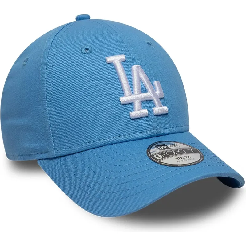 kapa-zaobljena-plava-podesiv-za-djecu-9forty-essential-los-angeles-dodgers-mlb-new-era