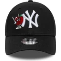 kapa-zaobljena-crna-podesiv-za-djecu-9forty-icon-new-york-yankees-mlb-new-era