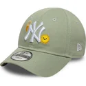 kapa-zaobljena-zelena-podesiv-za-djecu-9forty-summer-icon-new-york-yankees-mlb-new-era