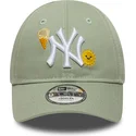 kapa-zaobljena-zelena-podesiv-za-djecu-9forty-summer-icon-new-york-yankees-mlb-new-era