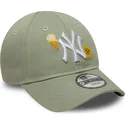 kapa-zaobljena-zelena-podesiv-za-djecu-9forty-summer-icon-new-york-yankees-mlb-new-era