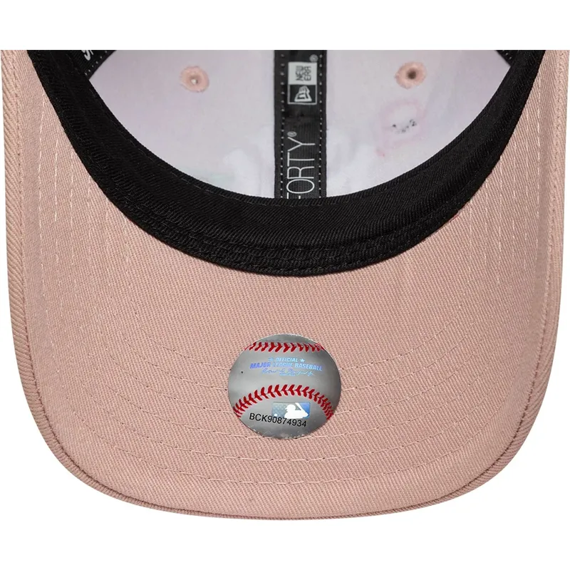 kapa-zaobljena-ruzicasta-podesiv-za-djecu-9forty-summer-icon-new-york-yankees-mlb-new-era