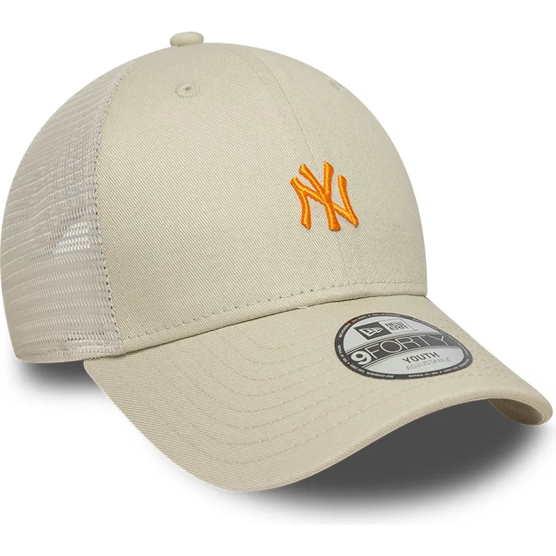 cap-zaobljena-beige-adjustable-strap-za-djecu-9forty-homefield-new-york-yankees-mlb-new-era cap-zaobljena-beige-adjustable-strap-za-djecu-9forty-homefield-new-york-yankees-mlb-new-era