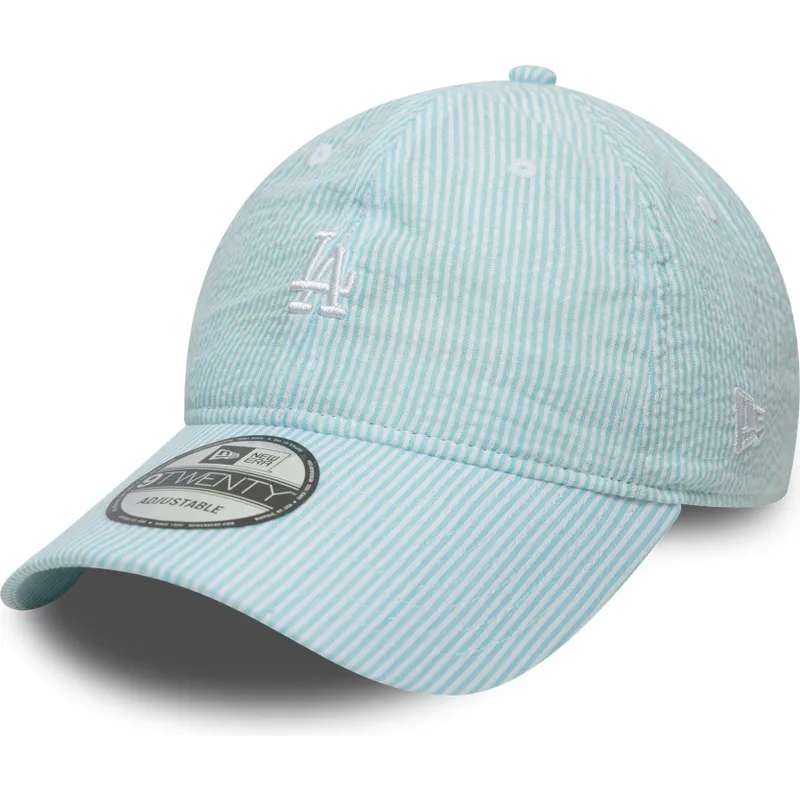 new-era-curved-brim-9twenty-seersucker-los-angeles-dodgers-mlb-blue-adjustable-cap