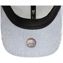 kapa-zaobljena-mornarsko-plava-podesiv-9twenty-seersucker-new-york-yankees-mlb-new-era