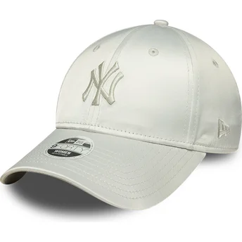 Cap zaobljena green adjustable strap 9FORTY Bow Back Satin New York Yankees MLB New Era