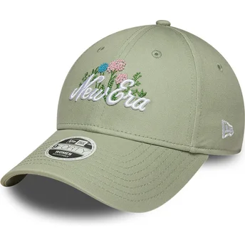 Cap zaobljena green adjustable strap 9FORTY New Era