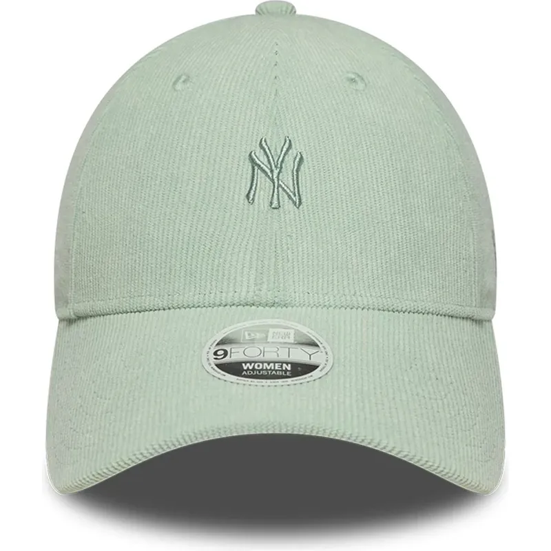 kapa-zaobljena-zelena-podesiv-9forty-mini-cord-new-york-yankees-mlb-new-era