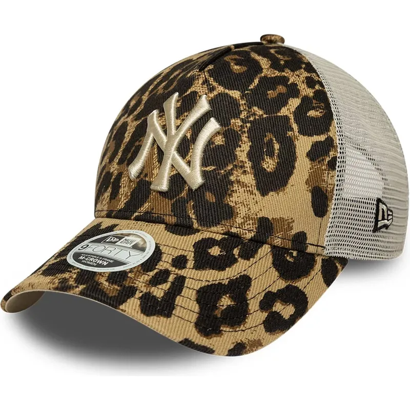 kapa-zaobljena-leopard-snapback-9forty-m-crown-a-frame-leopard-new-york-yankees-mlb-new-era
