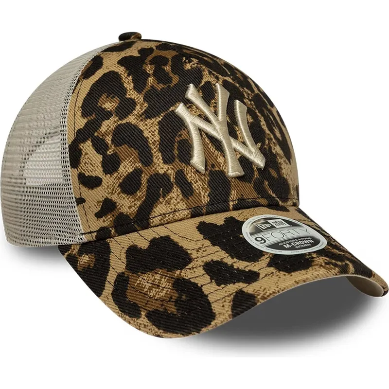 cap-zaobljena-leopard-snapback-9forty-m-crown-a-frame-leopard-new-york-yankees-mlb-new-era