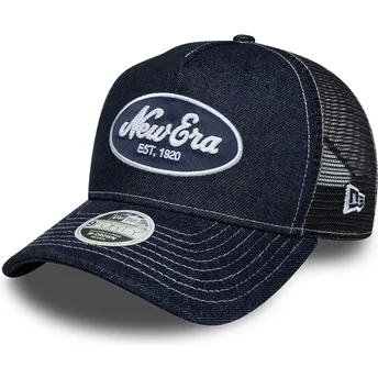 Cap zaobljena navy blue snapback 9FORTY M-Crown New Era
