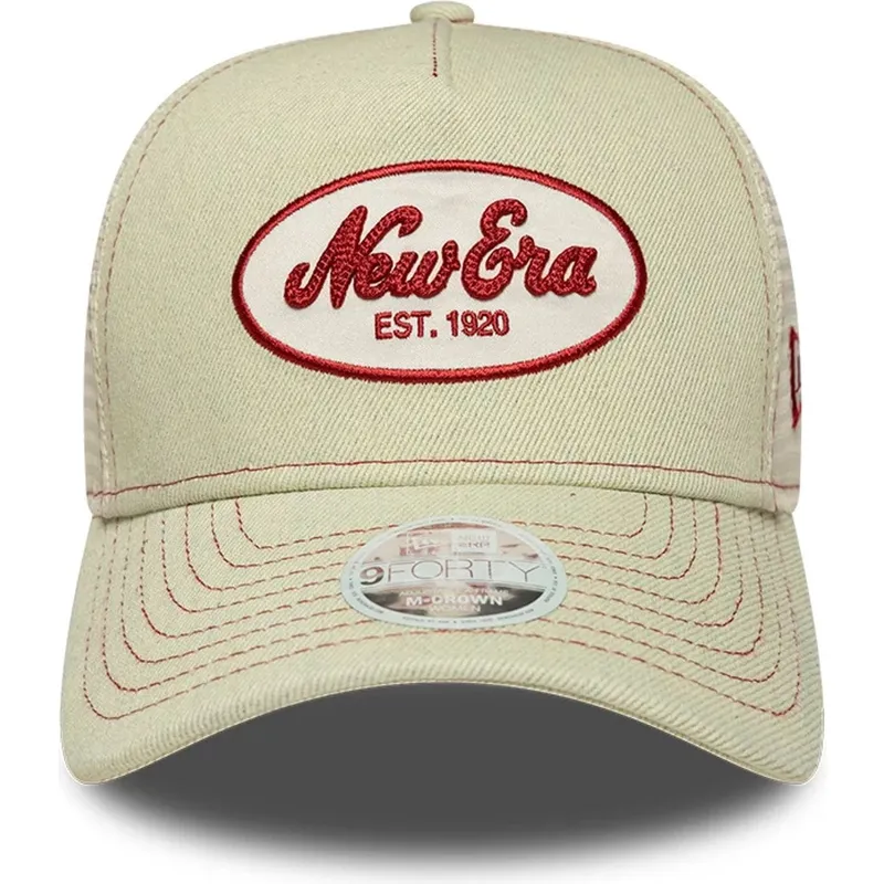 cap-zaobljena-beige-snapback-9forty-m-crown-new-era cap-zaobljena-beige-snapback-9forty-m-crown-new-era