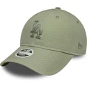 kape-zaobljena-zelena-podesiva-traka-9twenty-midi-linen-los-angeles-dodgers-mlb-new-era