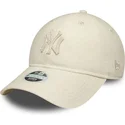 kapa-zaobljena-bez-podesiv-9twenty-midi-linen-new-york-yankees-mlb-new-era