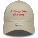 cap-zaobljena-beige-adjustable-strap-9twenty-new-era