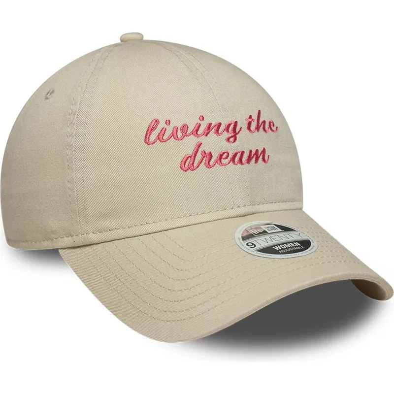 cap-zaobljena-beige-adjustable-strap-9twenty-new-era