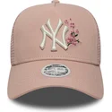 kapa-zaobljena-ruzicasta-snapback-9forty-a-frame-floral-new-york-yankees-mlb-new-era