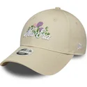 cap-zaobljena-beige-adjustable-strap-9forty-new-era