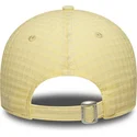 cap-zaobljena-yellow-adjustable-strap-9twenty-seersucker-new-york-yankees-mlb-new-era