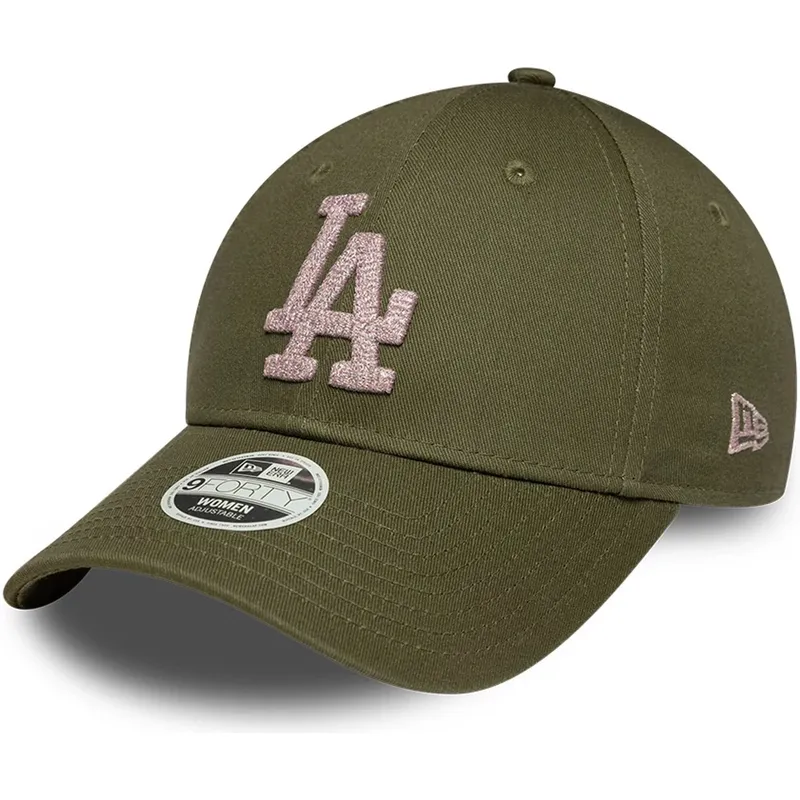 cap-zaobljena-green-adjustable-strap-9forty-metallic-los-angeles-dodgers-mlb-new-era cap-zaobljena-green-adjustable-strap-9forty-metallic-los-angeles-dodgers-mlb-new-era