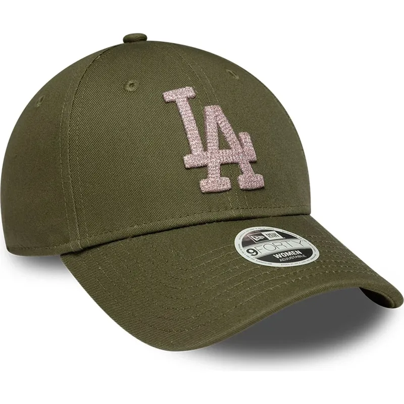 cap-zaobljena-green-adjustable-strap-9forty-metallic-los-angeles-dodgers-mlb-new-era cap-zaobljena-green-adjustable-strap-9forty-metallic-los-angeles-dodgers-mlb-new-era