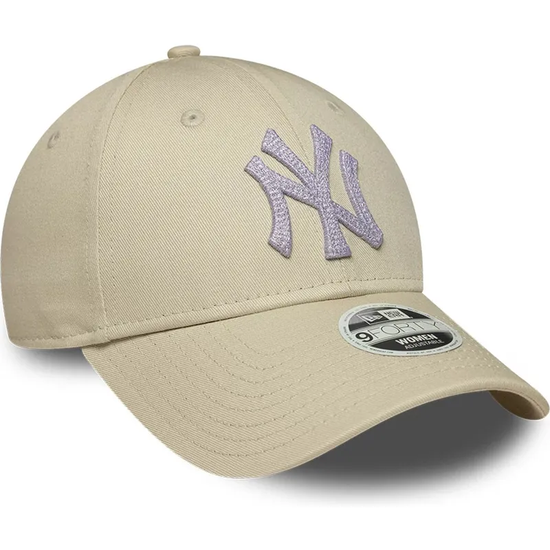 cap-zaobljena-beige-adjustable-strap-9forty-metallic-new-york-yankees-mlb-new-era cap-zaobljena-beige-adjustable-strap-9forty-metallic-new-york-yankees-mlb-new-era