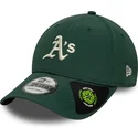 kapa-zaobljena-zelena-podesiv-9forty-recycled-midi-oakland-athletics-mlb-new-era