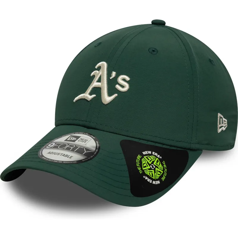 cap-zaobljena-green-adjustable-strap-9forty-recycled-midi-oakland-athletics-mlb-new-era