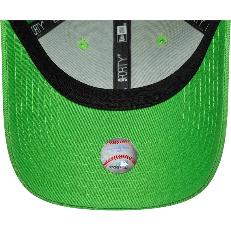 kapa-zaobljena-zelena-podesiv-9forty-league-essential-los-angeles-dodgers-mlb-new-era